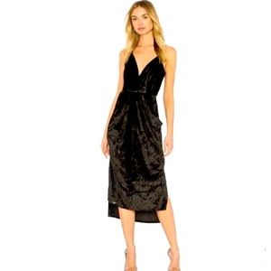 BCBGeneration Velvet Midi Dress